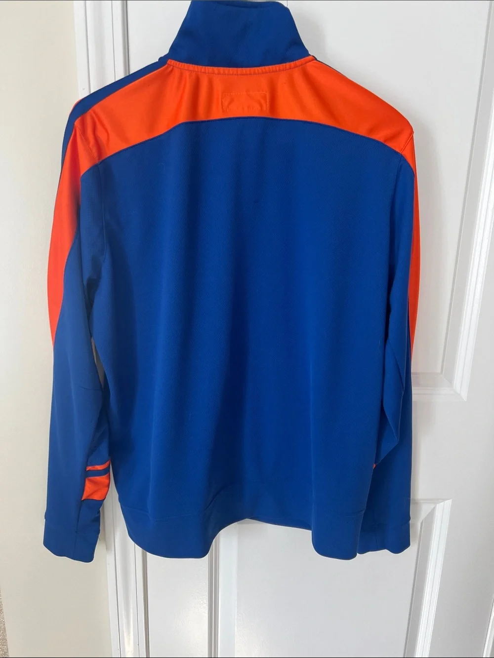Nike Blue and Orange New York Mets Full-Zip Lightweight Jacket